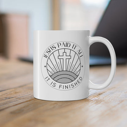 Jesus Paid It All Christian Coffee Mug