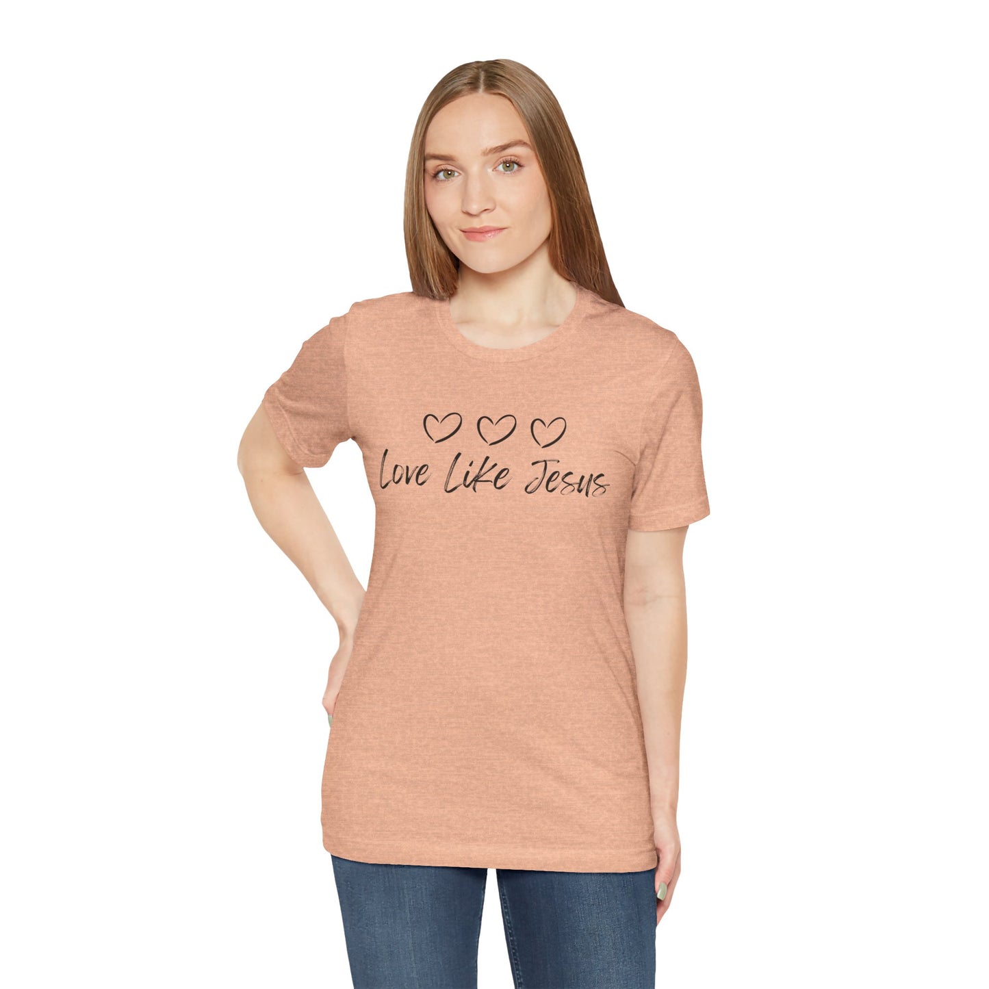 Love Like Jesus Jesus-inspired Shirt for Christian Lifestyle Ideal Christian Gift Ideas for Women