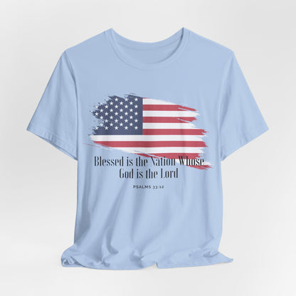 Christian shirts with American flag with Comfortable USA Flag TShirt Ideal Christian Gift Idea for Women.