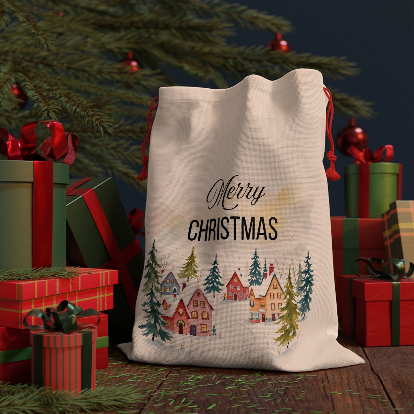 Merry Christmass, Christian Christmas Gift Bag