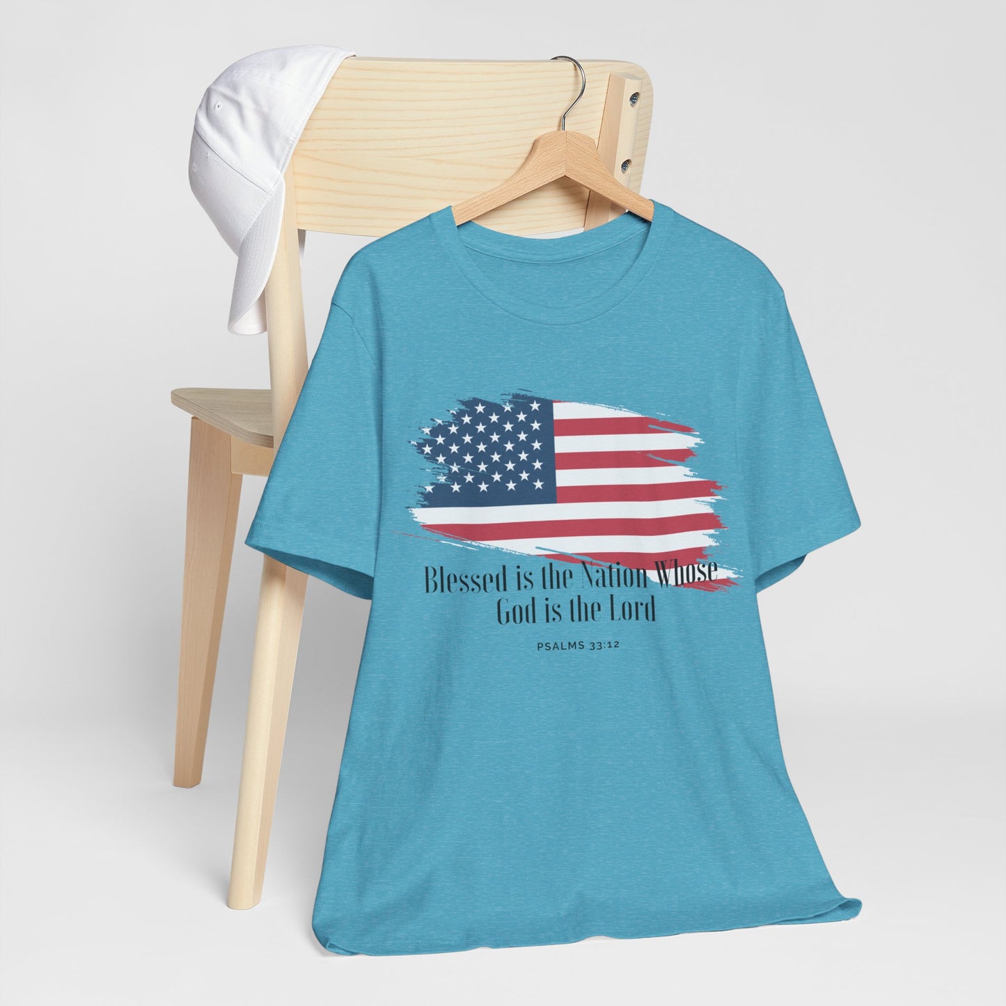 Christian shirts with American flag with Comfortable USA Flag TShirt Ideal Christian Gift Idea for Women.