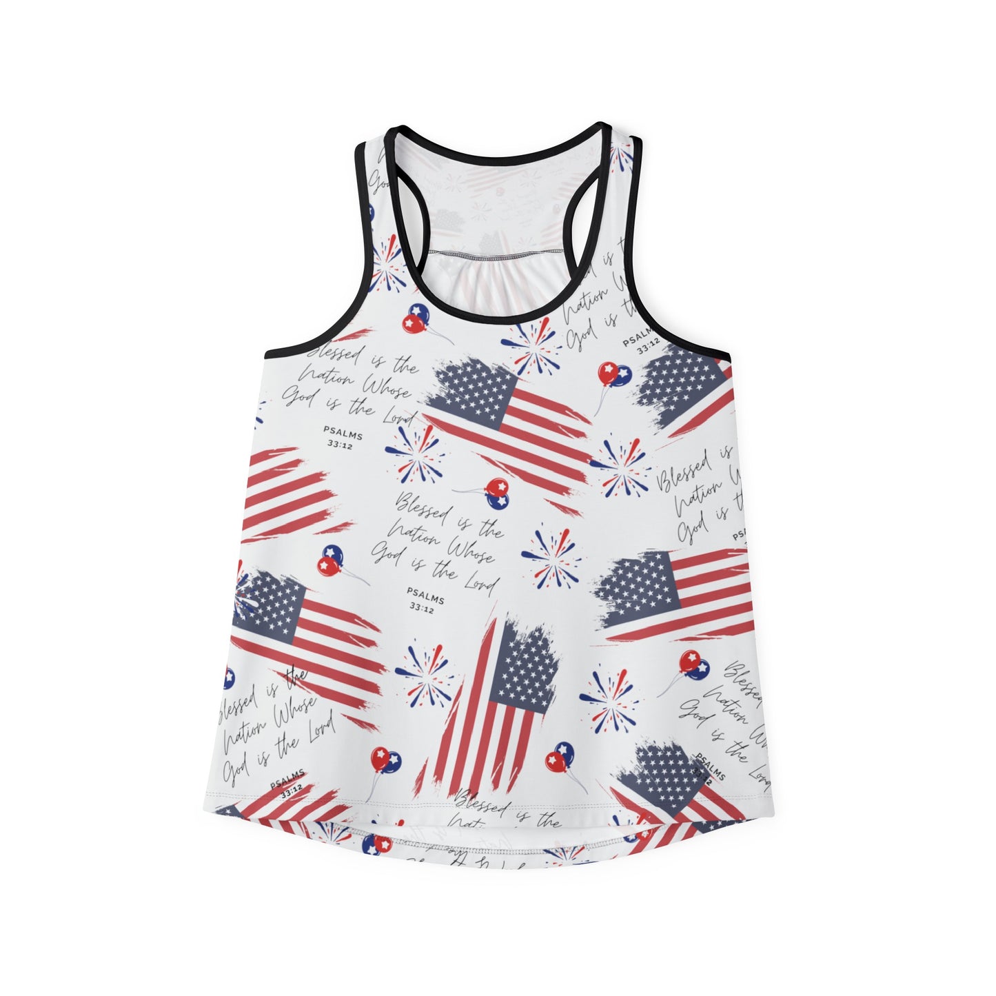 God and Country Womens Tank Top for Christian Women US Flag Tank Top with Blessed is the Nation Bible Verse Women Tank Top American Flag Tank Top