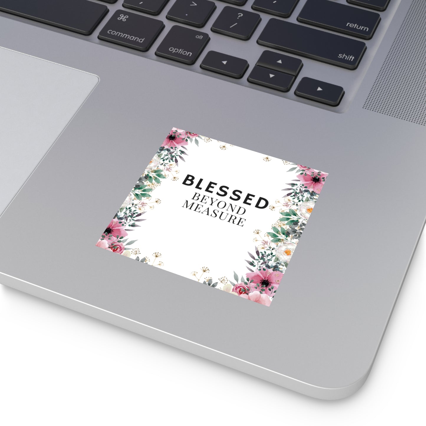 Christian Stickers, Blessed Beyond Measure, Devotional Journal Sticker, Christian Vinyl Sticker