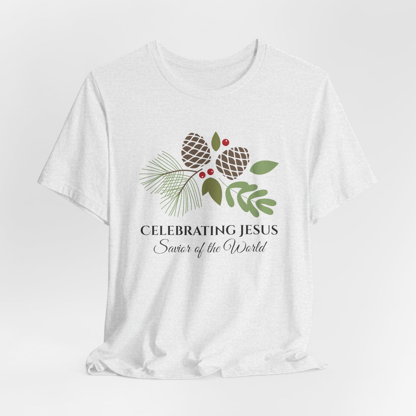 Celebrating Jesus Savior of the World Christmas T-Shirt