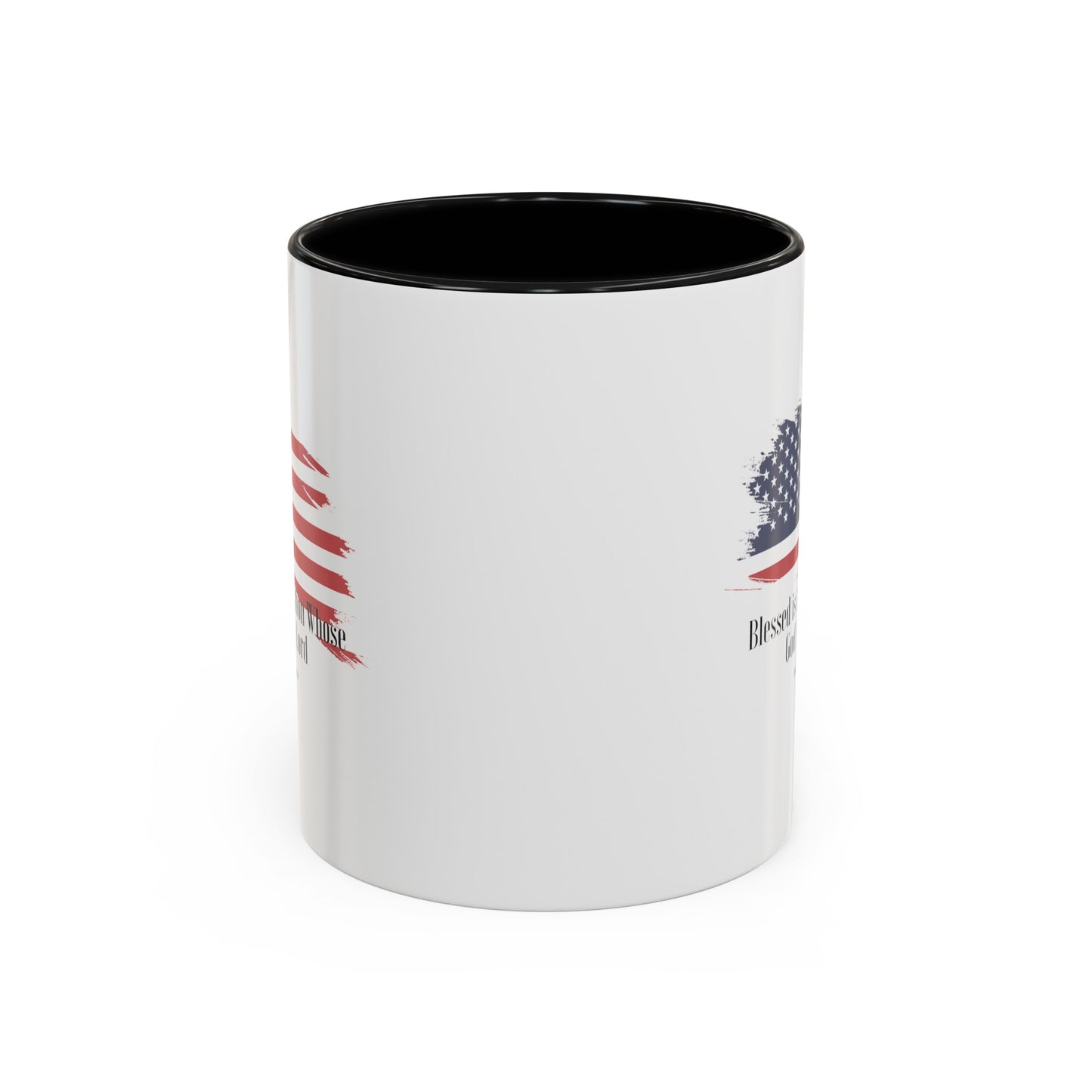 American flag Mug with Bible Verse Christian coffee mugs for Mom Christian Coffee Mug with Bless America Inspirational Message Coffee Mug in 11oz Coffee Mug in 15 oz for coffee lovers