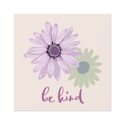 Cute Be Kind Sticker with Bible Verse Square Sticker Be Kind Christian Sticker with Flowers