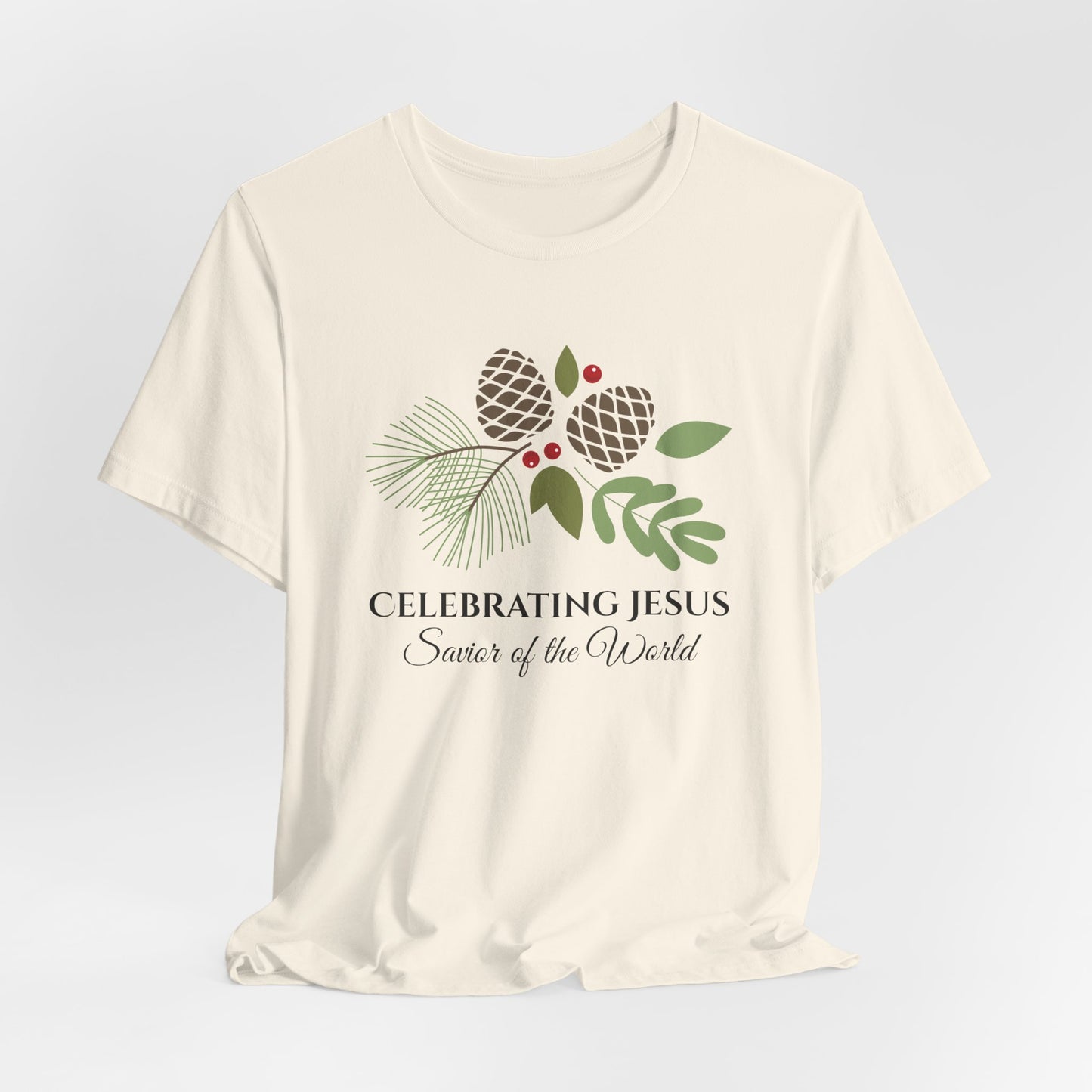 Celebrating Jesus Savior of the World Christmas T-Shirt