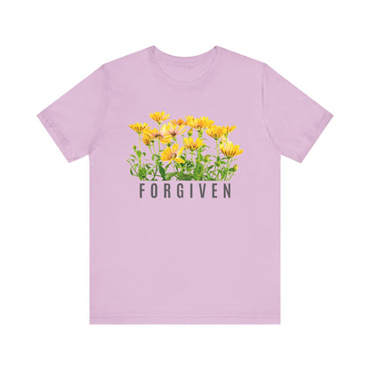 Forgiven Floral Christian Tshirt