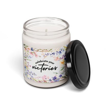 Celebrate Your Victories Christian Candle