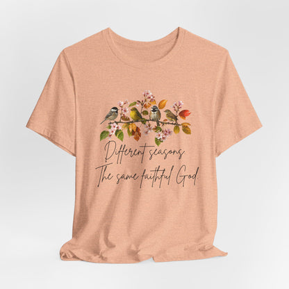Different Season Same Faithful God| Fall Christian Tshirt