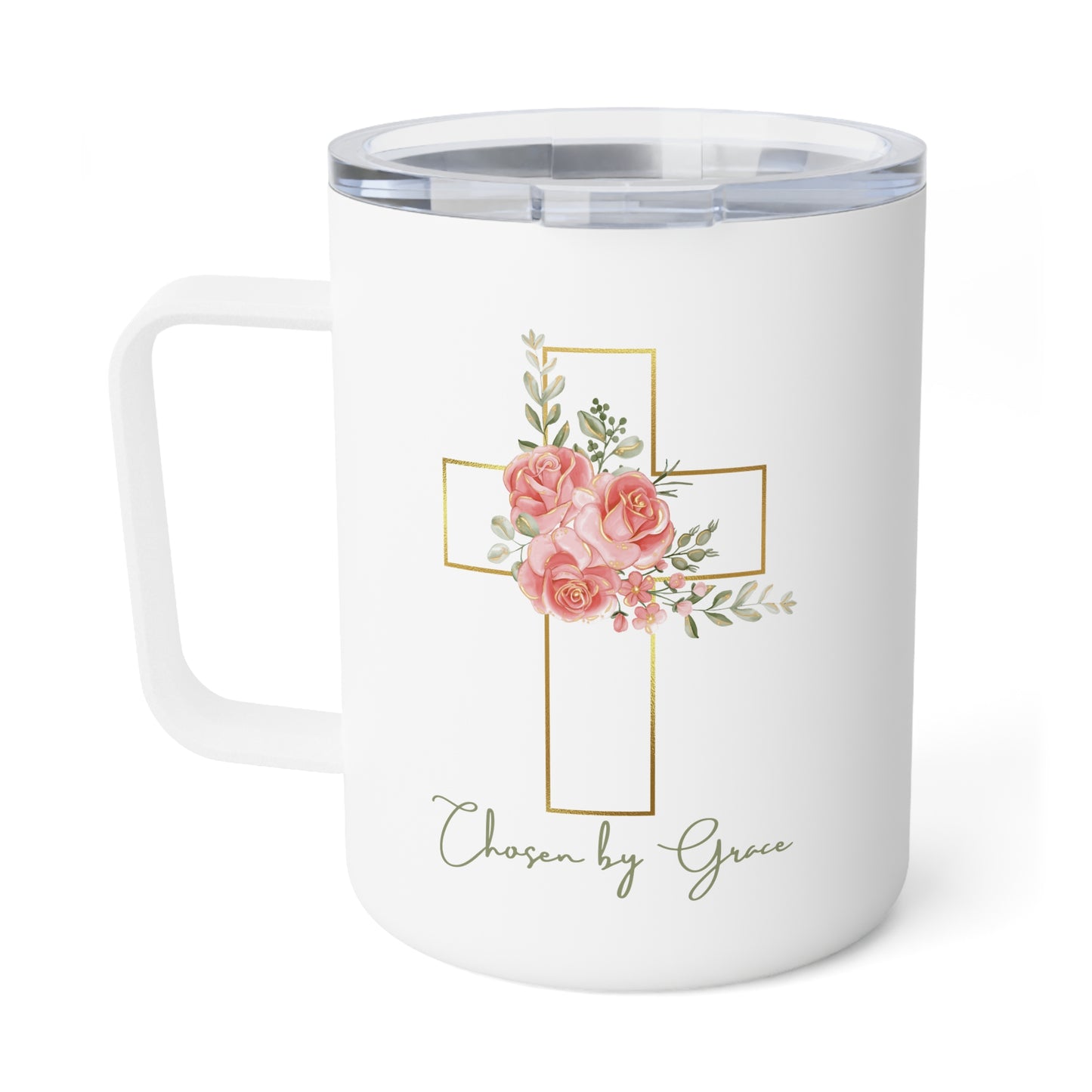 Chosen By Grace Insulated Christian Coffee Mug