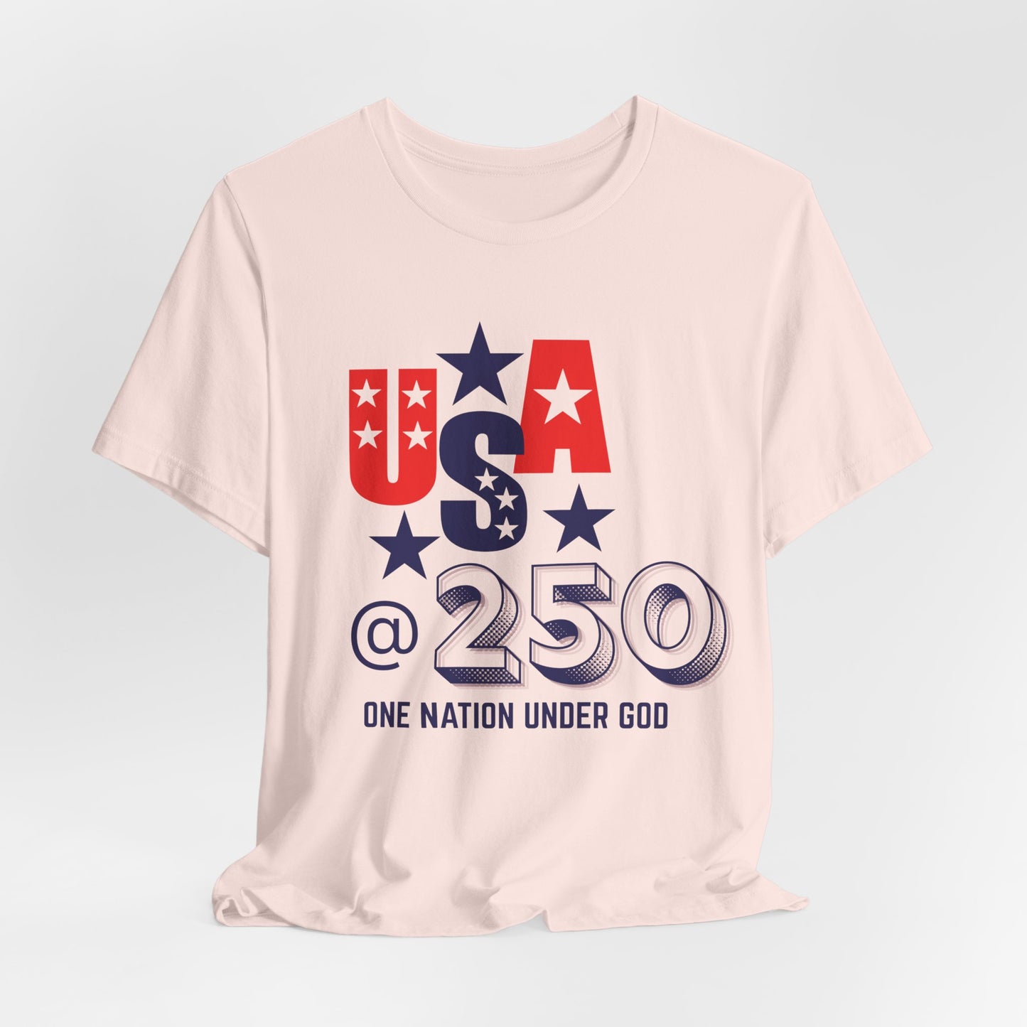 One Nation Under God USA at 250 Christian Tshirt
