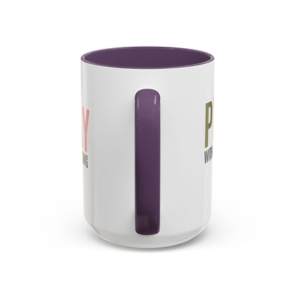 Pray Without Ceasing Christian coffee mug