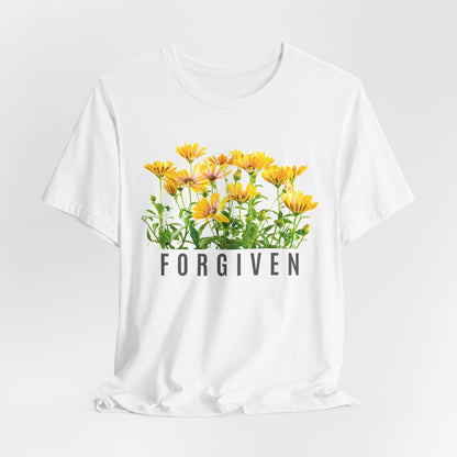 Forgiven Floral Christian Tshirt