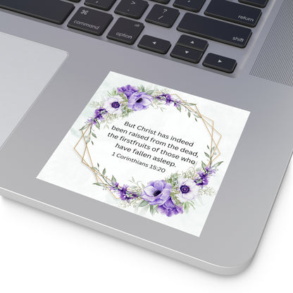 Christian Sticker Jesus Reigns Bible Verse Christian Easter Sticker