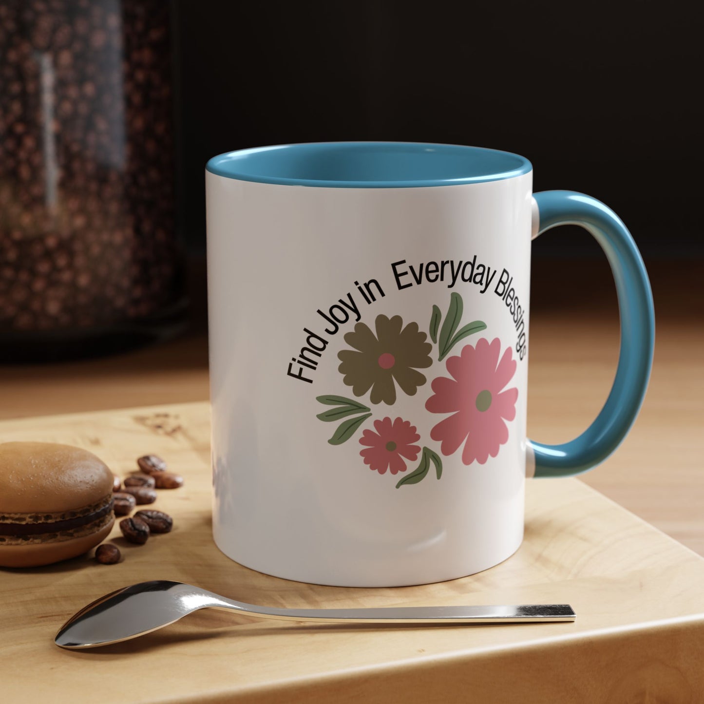 Find Joy in Everyday Blessing Christian coffee mug