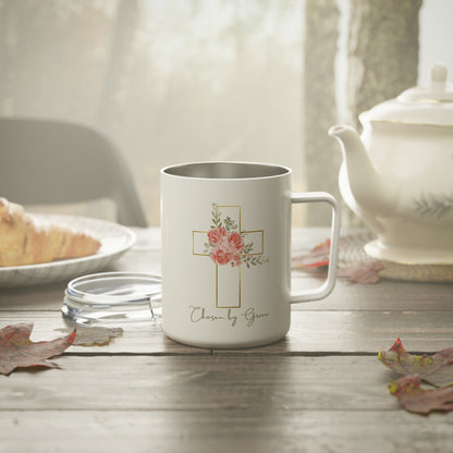 Chosen By Grace Insulated Christian Coffee Mug