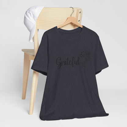 Grateful Inspirational Christian T-Shirt with Religious Graphics Ideal Religious Gift Ideas for Women