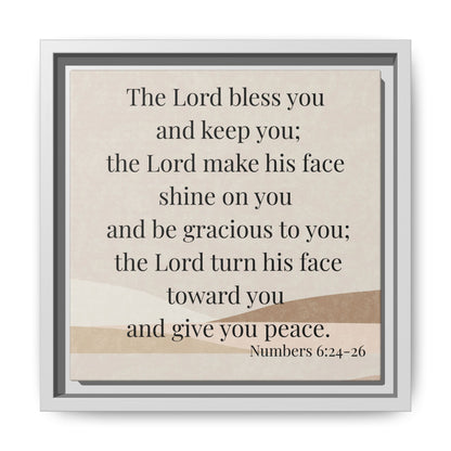 The Lord Bless You Framed Wall Art for Inspiration, Christian Home Decor, Motivational Print, Gift Idea, Faith Inspired Decor
