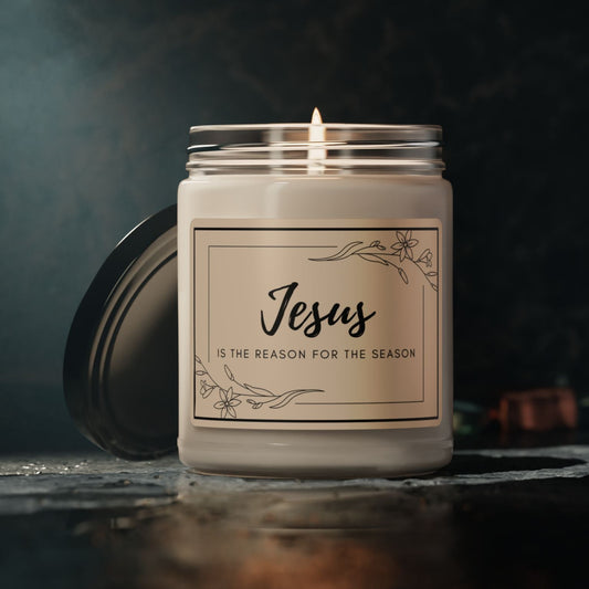 Jesus is the Reason for the Season Christian Scented Candle