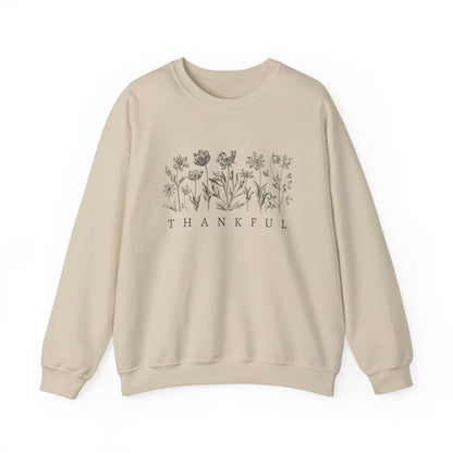 Thankful Sweatshirt Cozy Christian Sweatshirt Inspirational Women Sweatshirt