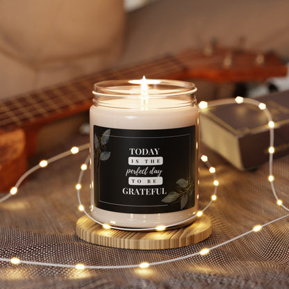 Today is the Perfect Day to Be Grateful Christian Candle