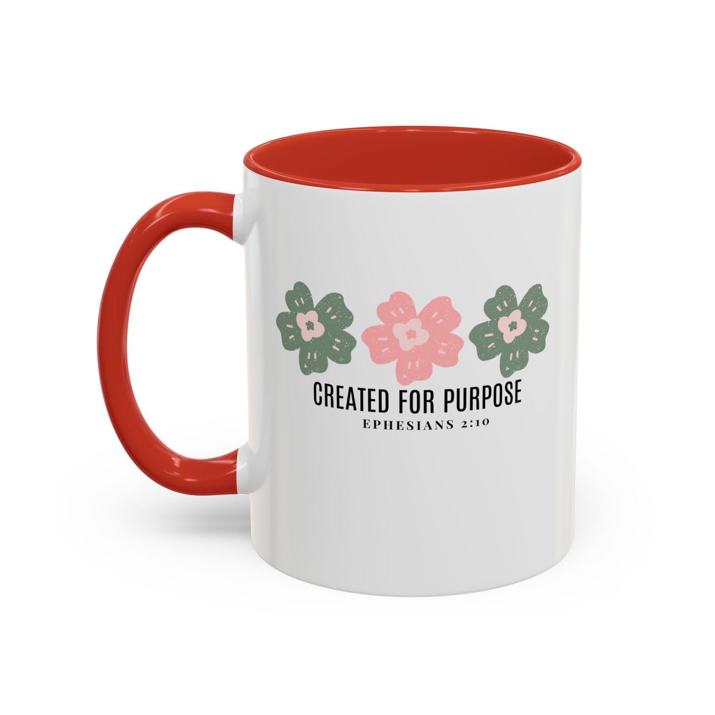 Created for Purpose Mug with Bible Verse Christian coffee mugs