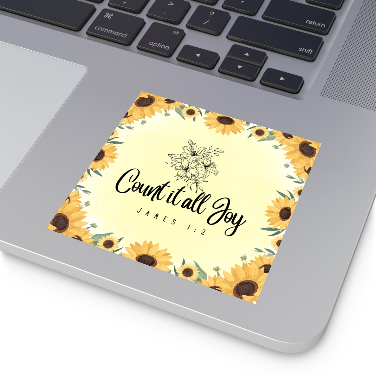 Christian Stickers, Count It All Joy, Devotional Journal Sticker, Christian Vinyl Sticker