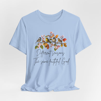 Different Season Same Faithful God| Fall Christian Tshirt