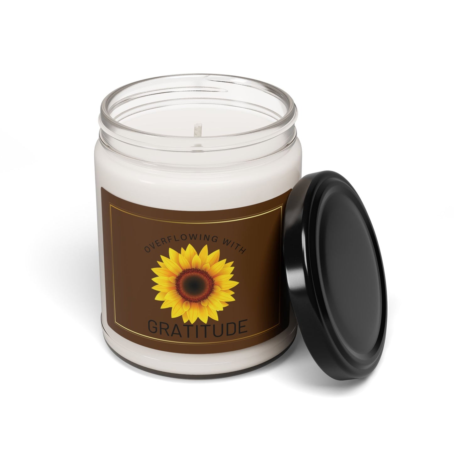 Grateful Overflow Christian Candle