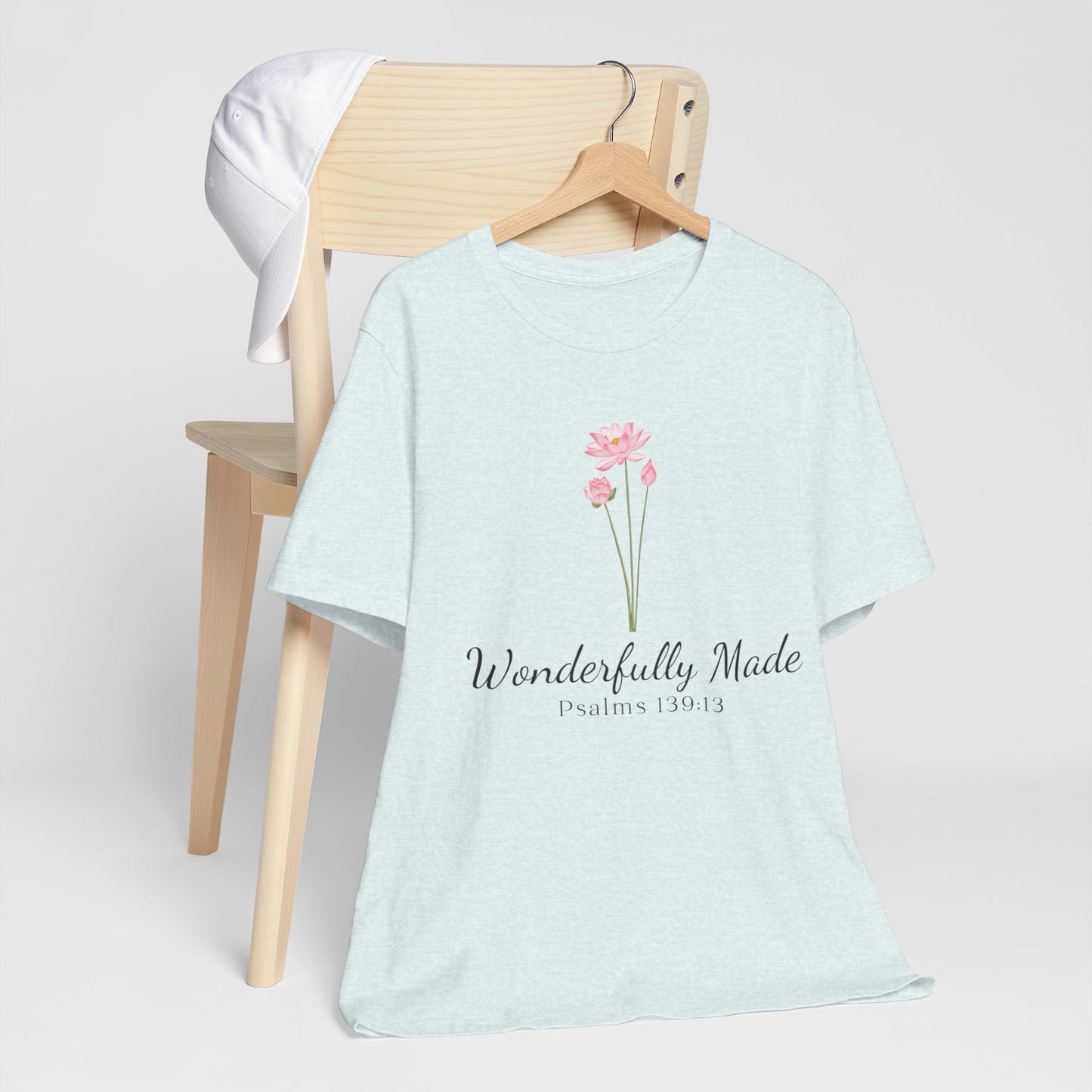 Wonderfully Made Spiritual Clothing for Daily Wear T-Shirt Ideal Christian Gift Ideas for Women