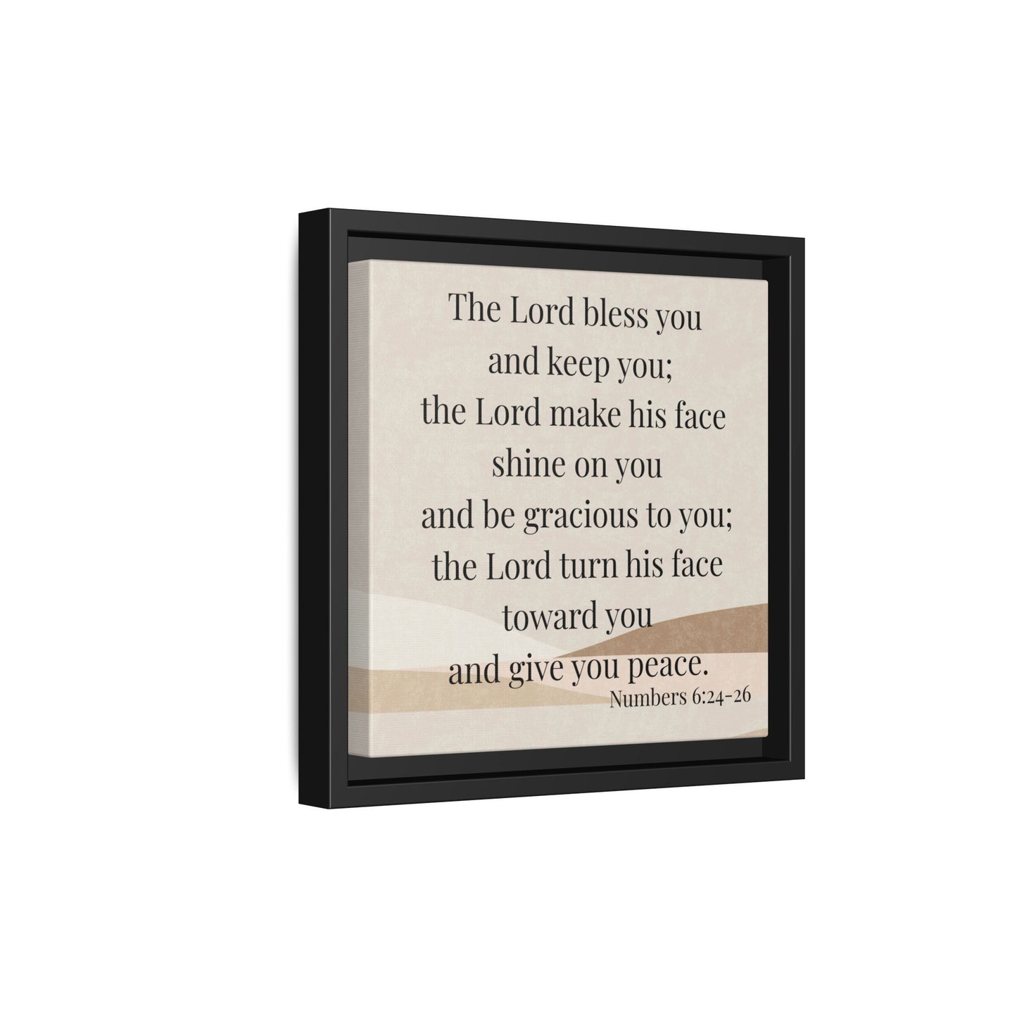 The Lord Bless You Framed Wall Art for Inspiration, Christian Home Decor, Motivational Print, Gift Idea, Faith Inspired Decor