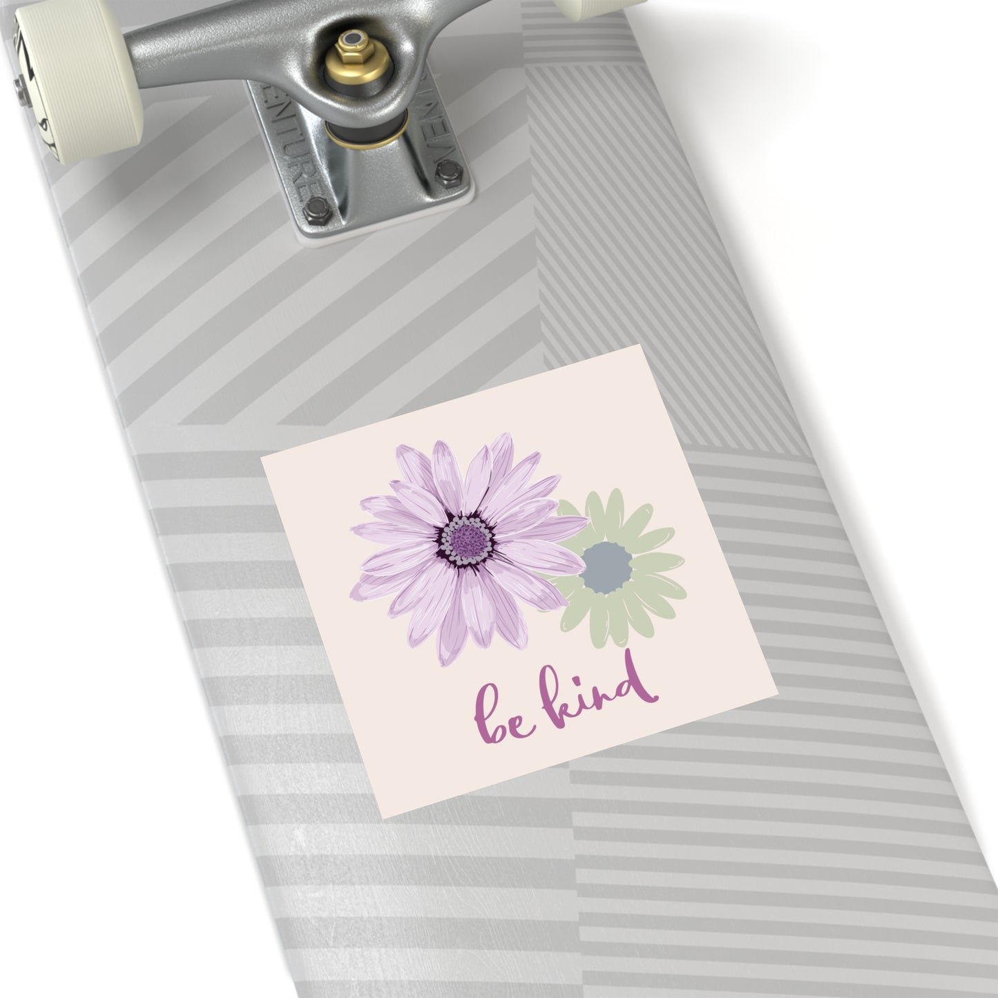 Cute Be Kind Sticker with Bible Verse Square Sticker Be Kind Christian Sticker with Flowers