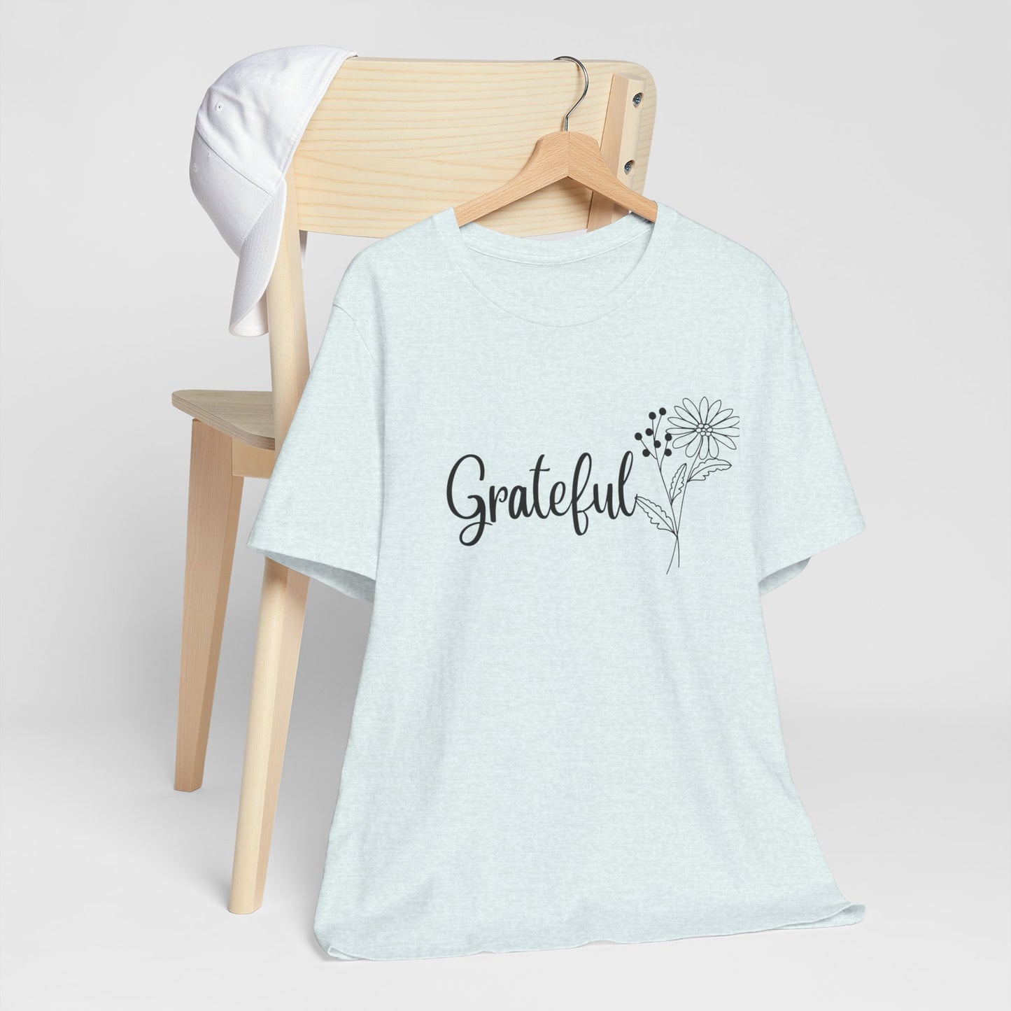 Grateful Inspirational Christian T-Shirt with Religious Graphics Ideal Religious Gift Ideas for Women