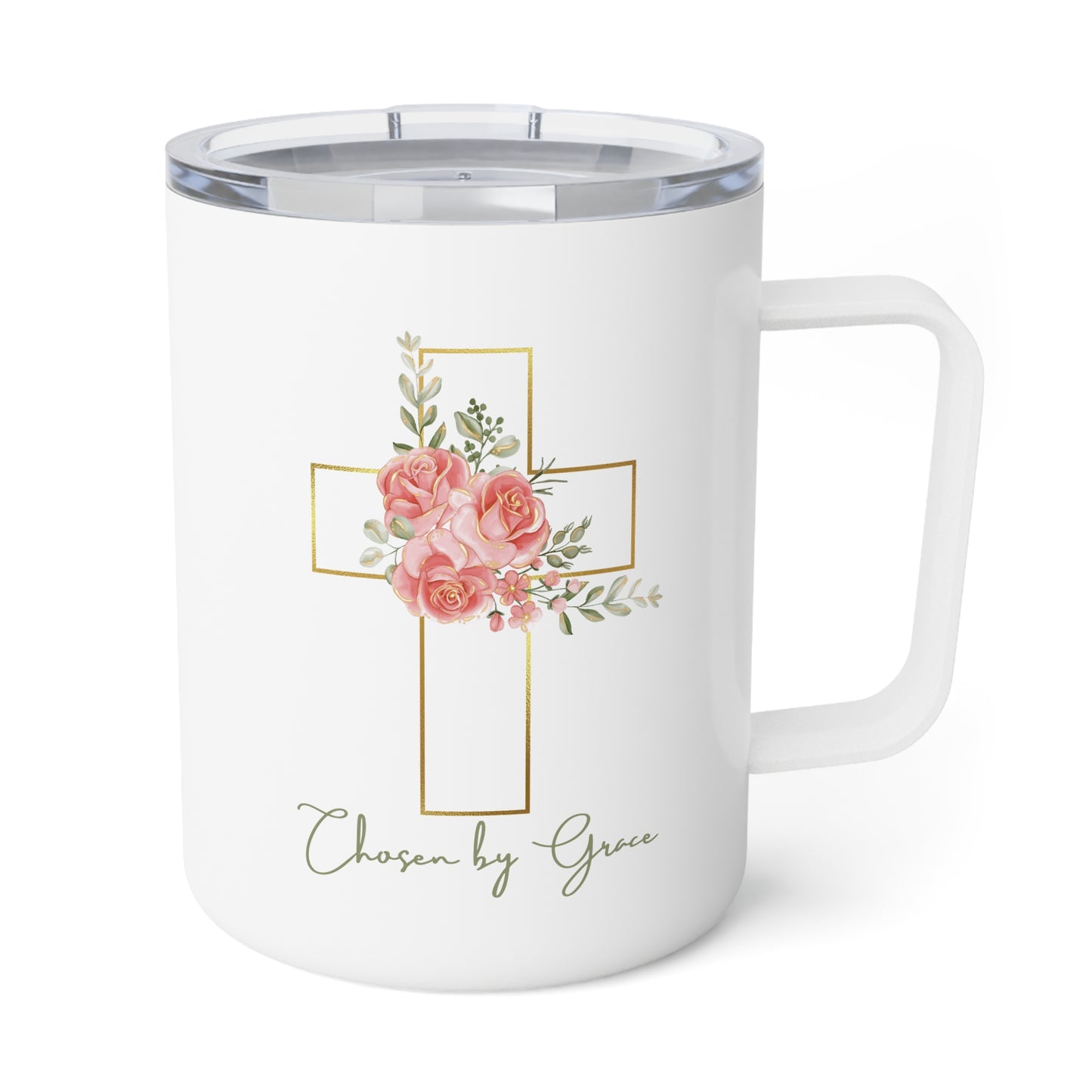 Chosen By Grace Insulated Christian Coffee Mug