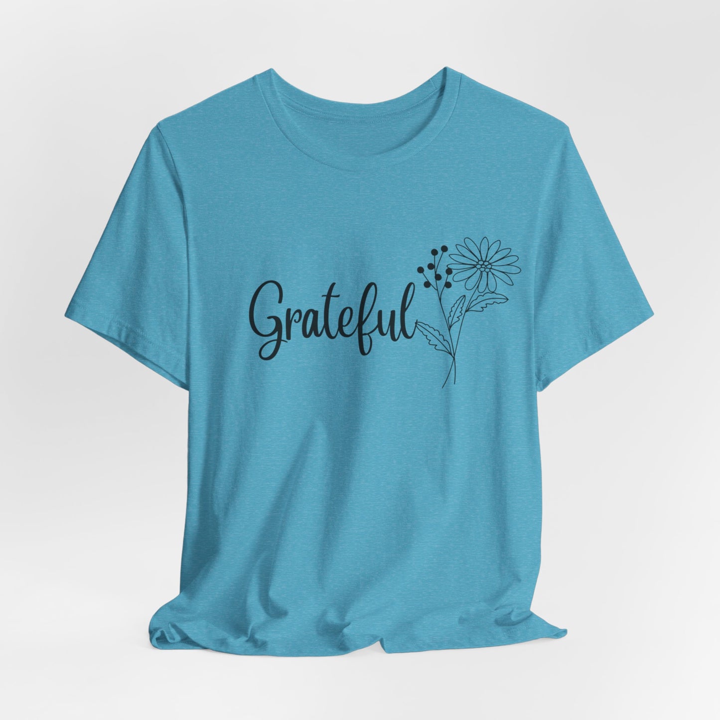 Grateful Inspirational Christian T-Shirt with Religious Graphics Ideal Religious Gift Ideas for Women