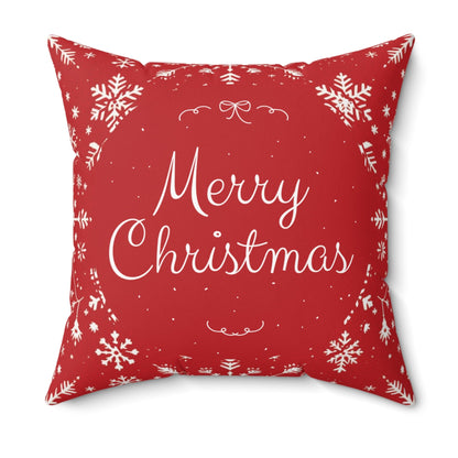 Merry Christmas Pillow Holiday Home Decor Throw Pillow