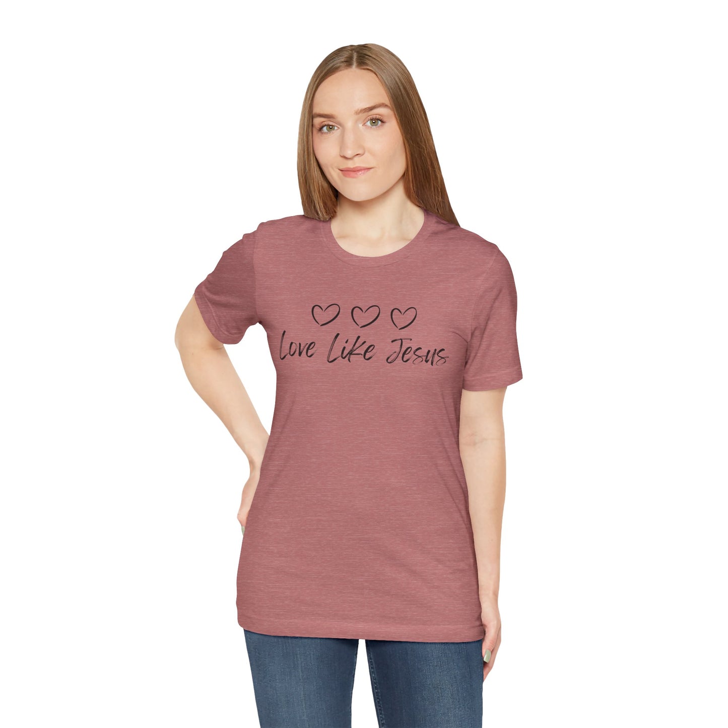 Love Like Jesus Jesus-inspired Shirt for Christian Lifestyle Ideal Christian Gift Ideas for Women