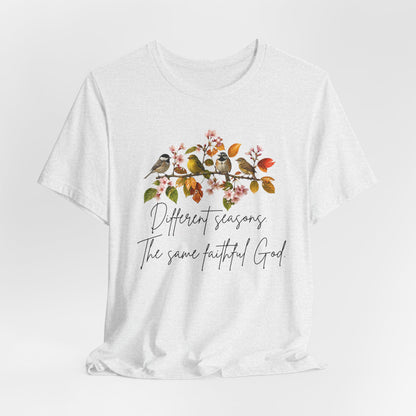 Different Season Same Faithful God| Fall Christian Tshirt