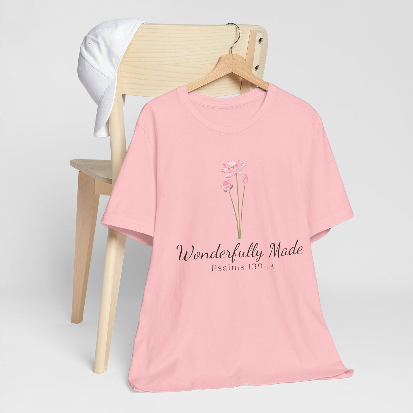 Wonderfully Made Spiritual Clothing for Daily Wear T-Shirt Ideal Christian Gift Ideas for Women