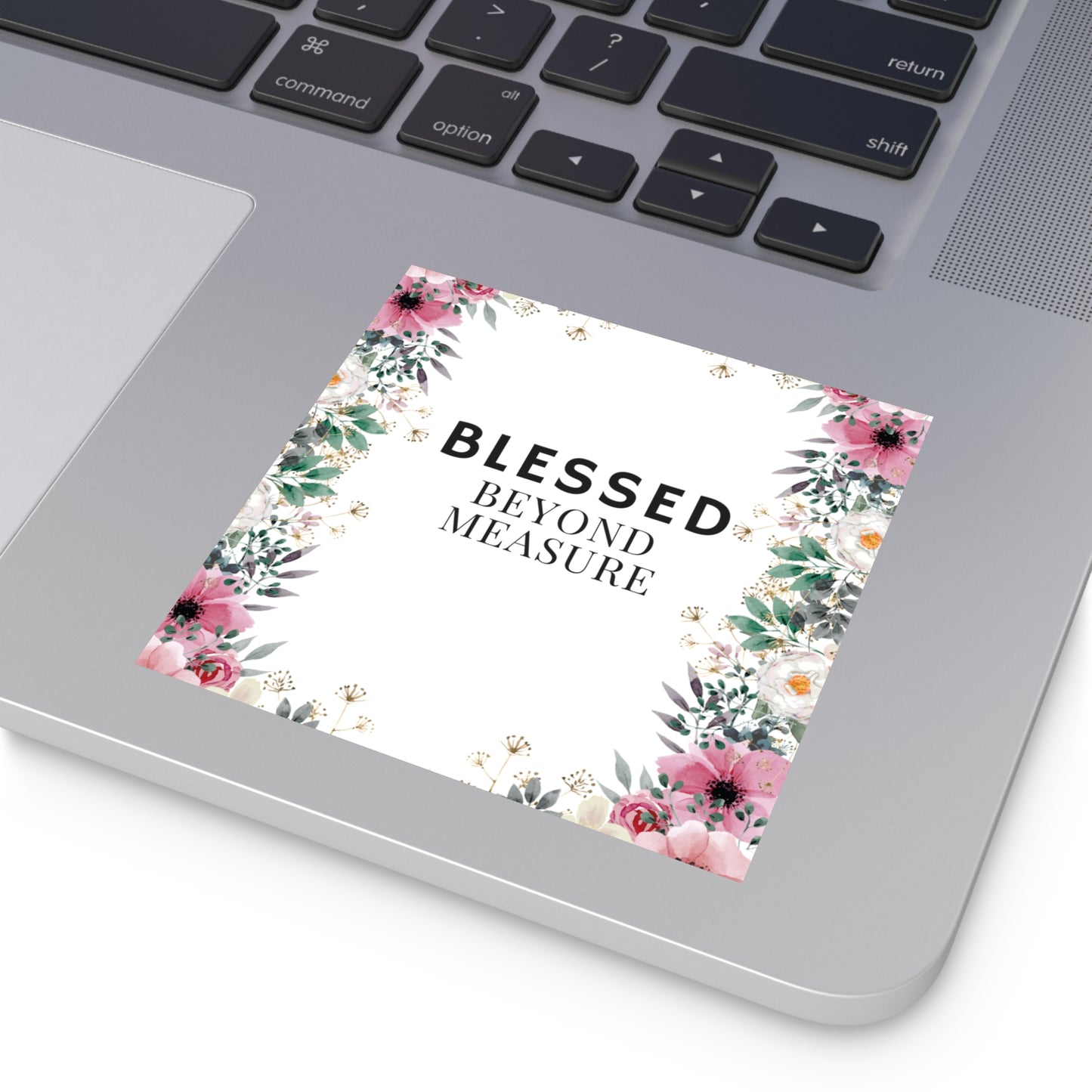 Christian Stickers, Blessed Beyond Measure, Devotional Journal Sticker, Christian Vinyl Sticker