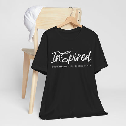 Inspired God's Masterpiece T Shirt Faith-Inspired Apparel for Men and Women Featuring Inspirational Quotes with Religious Graphics Ideal Religious Gift Ideas for Women