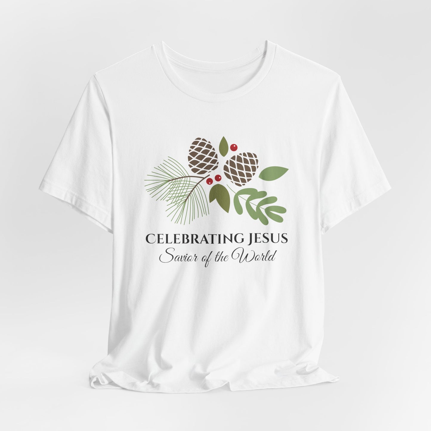 Celebrating Jesus Savior of the World Christmas T-Shirt