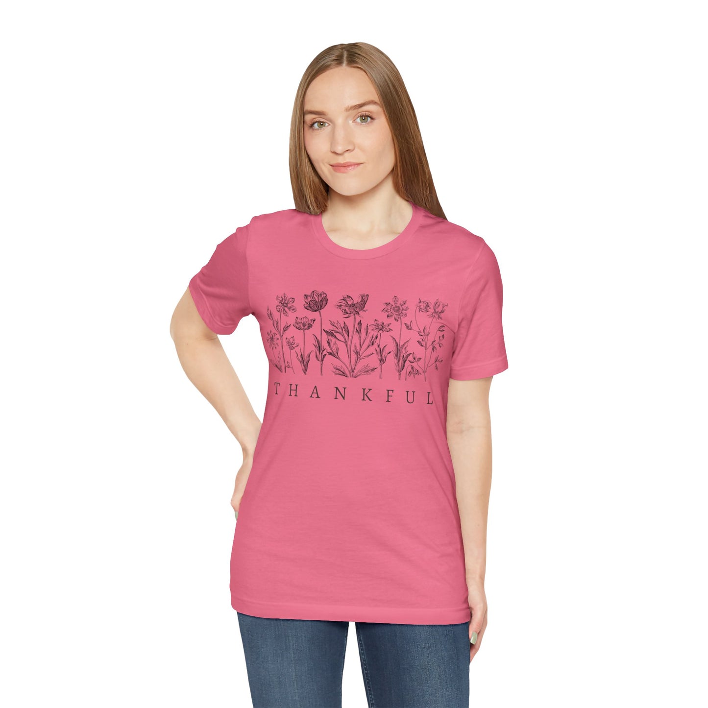 Thankful Faith Inspired Christian T Shirt for Christian Women Ideal Christian Gift Ideas for Women.