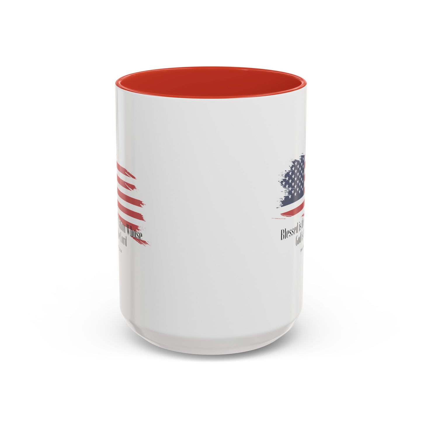 American flag Mug with Bible Verse Christian coffee mugs for Mom Christian Coffee Mug with Bless America Inspirational Message Coffee Mug in 11oz Coffee Mug in 15 oz for coffee lovers