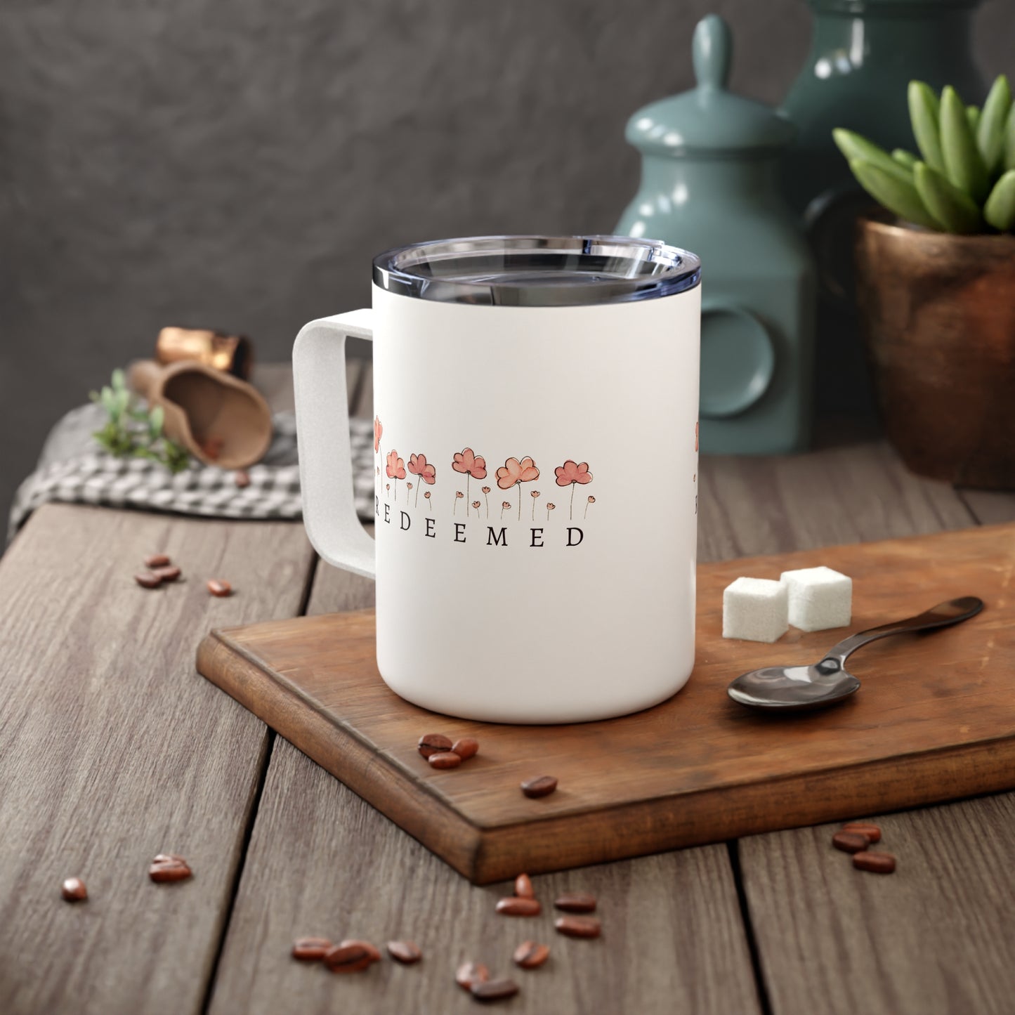 Redeemed Insulated Christian Coffee Mug