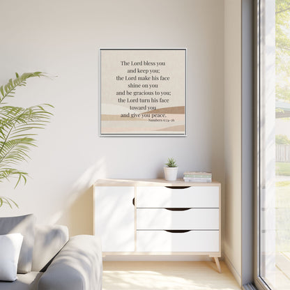 The Lord Bless You Framed Wall Art for Inspiration, Christian Home Decor, Motivational Print, Gift Idea, Faith Inspired Decor