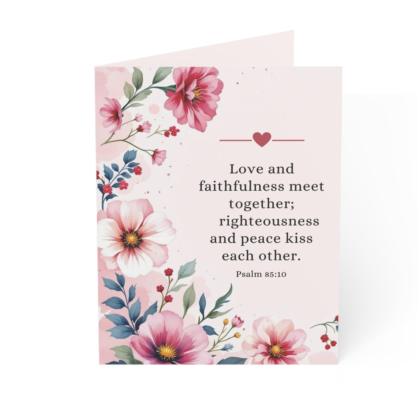 Love and Faithfulness, Anniversary Card, Love Card,  Encouragement Card, Christian Greetings Card, Valentine Card, Gift for Her