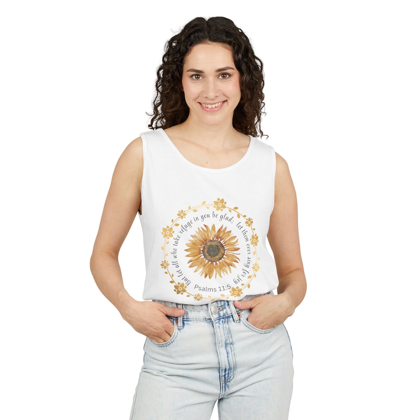 Refuge in the Lord Christian Tank Top