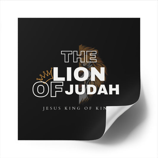 Christian Stickers, The Lion of Judah, Devotional Journal Sticker, Christian Vinyl Sticker